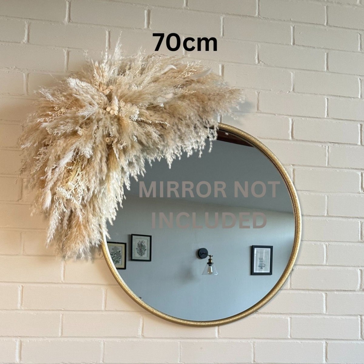 XL Pampas Wall Mirror Arrangements - Norfolk Pampas