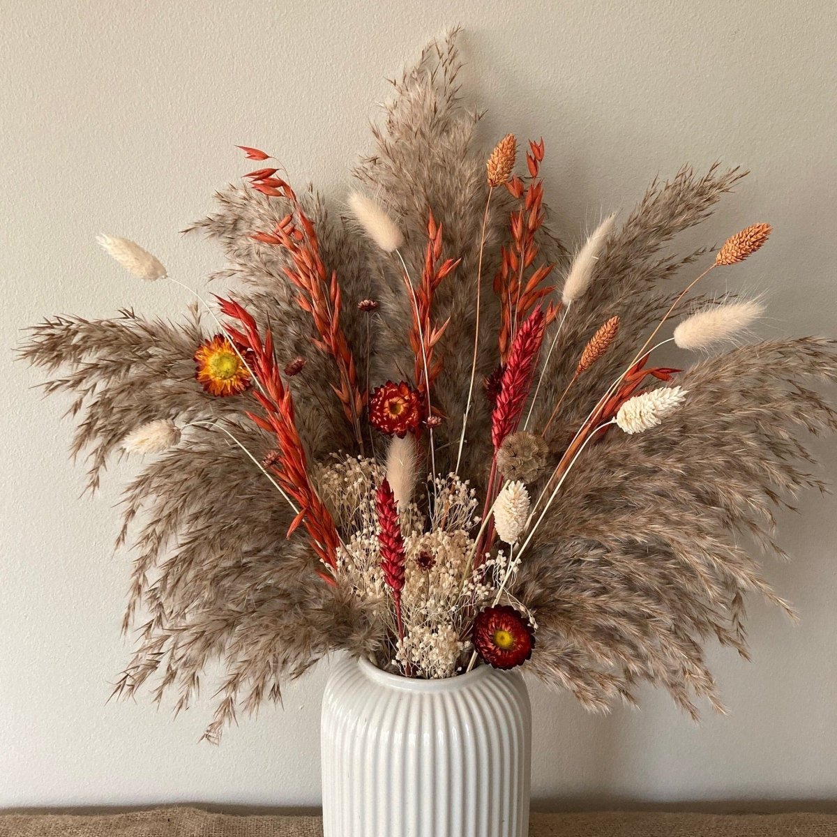 Autumn Pampas Dried Flowers - 60cm - Norfolk Pampas