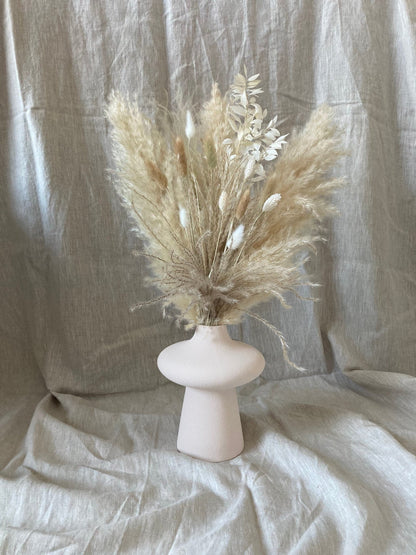 'Nudes' Neutrals and whites Bouquet - 70cm - Norfolk Pampas