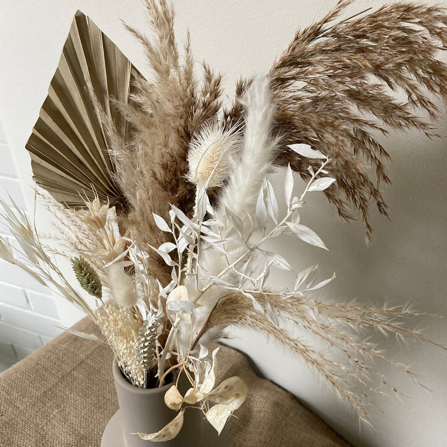 Pampas Grass and Boho Dried Flowers - 60cm - Norfolk Pampas